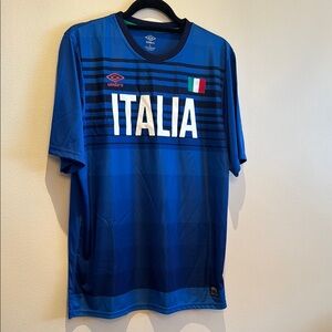 🇮🇹 Umbro Blue Italy Men's Shirt
